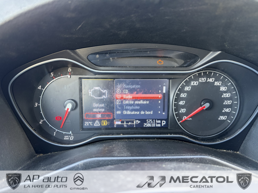 Ford Mondeo (3) 2.0 TDCi 140 FAP Powershift Titanium VENDU UNIQUEMENT AUX PROFESSIONNELS DE L'AUTOMO